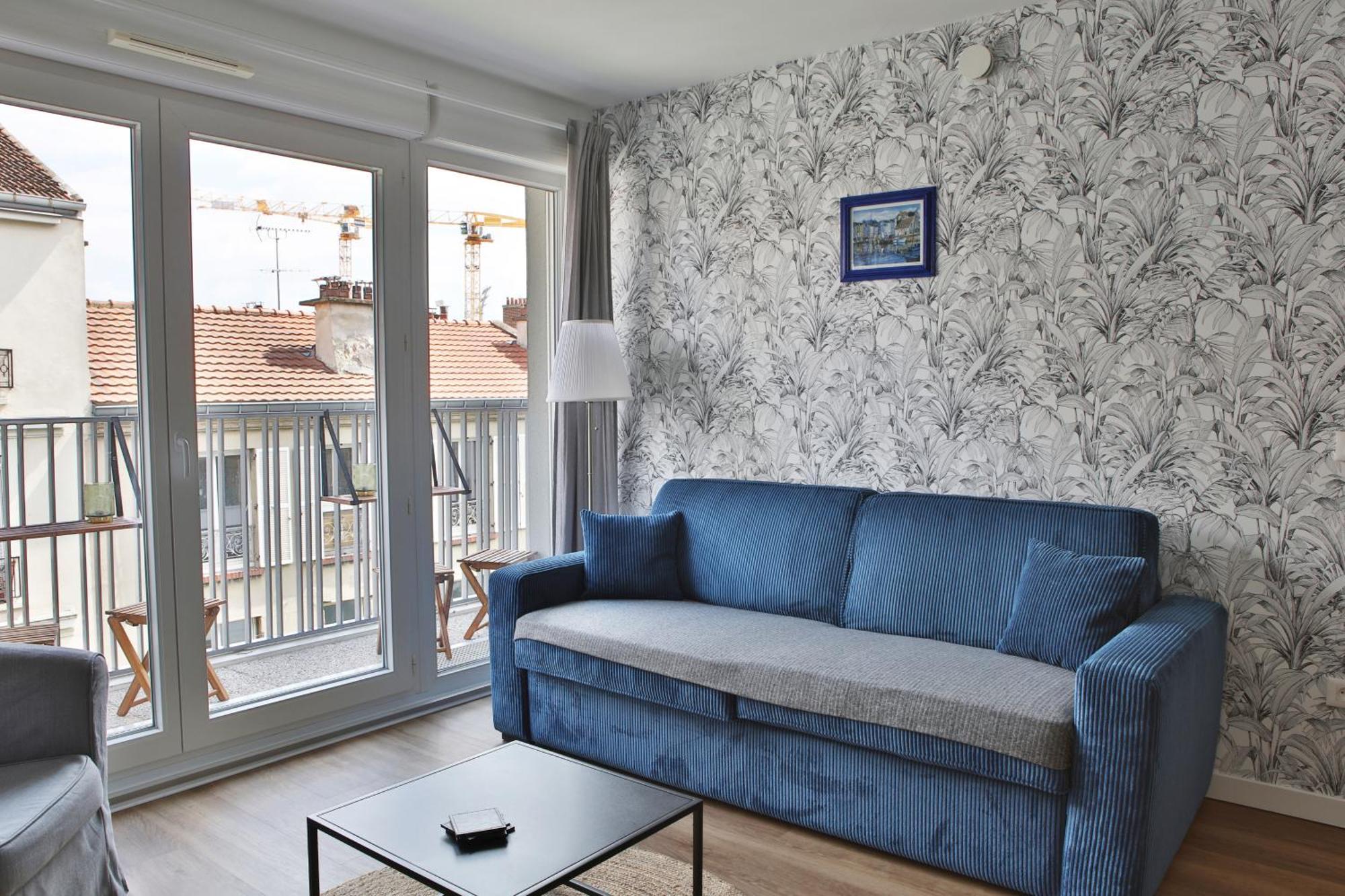 "Starry In So" 47M2, Lits Jumeaux, Parking Gratuit, Rue Calme Et Arboree, Metro 10 Min, Stade De France 24Min A Pied 생투앙 외부 사진
